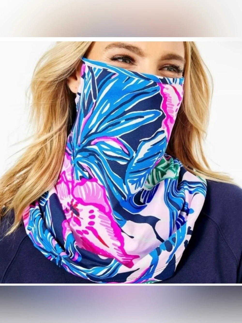 Lilly Pulitzer Floral Gaiter Mask